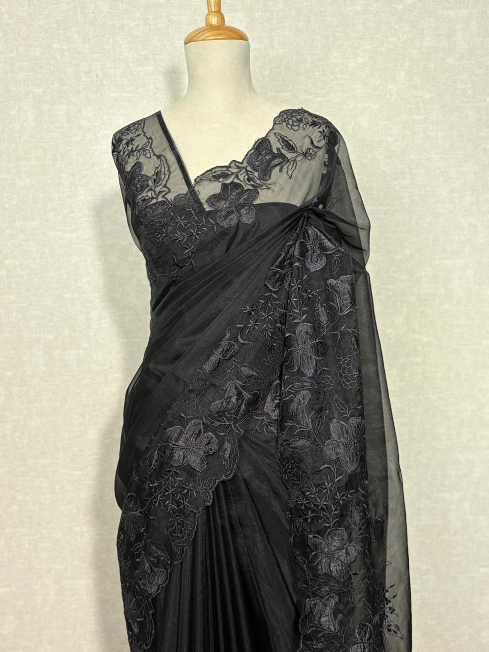Organza Saree TSA4038