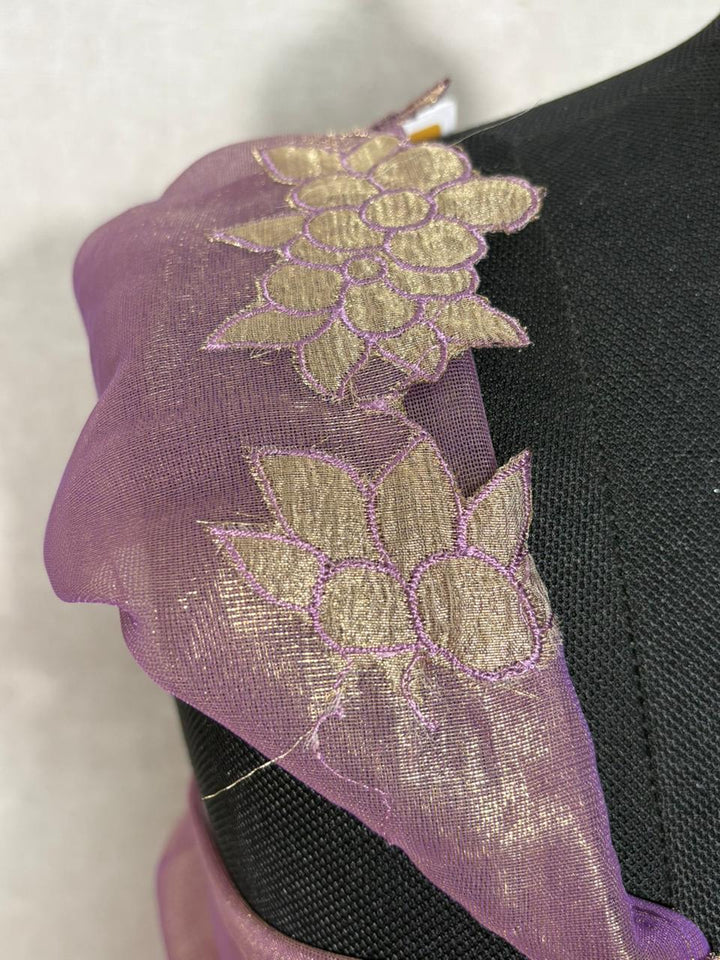 Tissue Organza Saree TSA4040