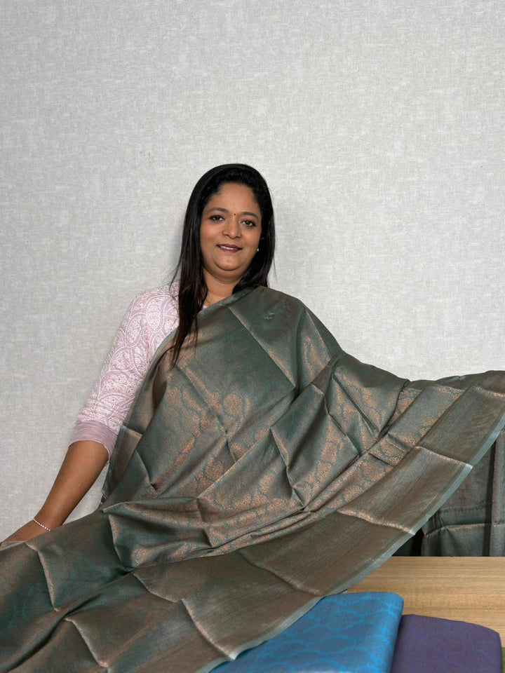 Semi-Silk  Saree TSA4062