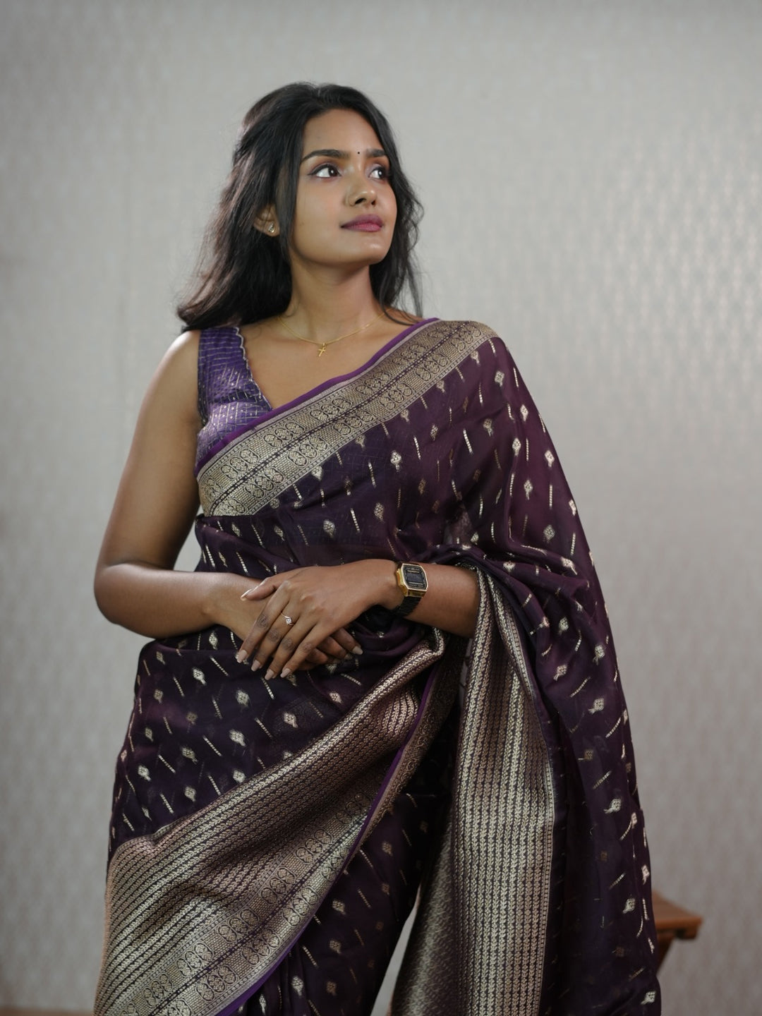 organza Saree TSA423