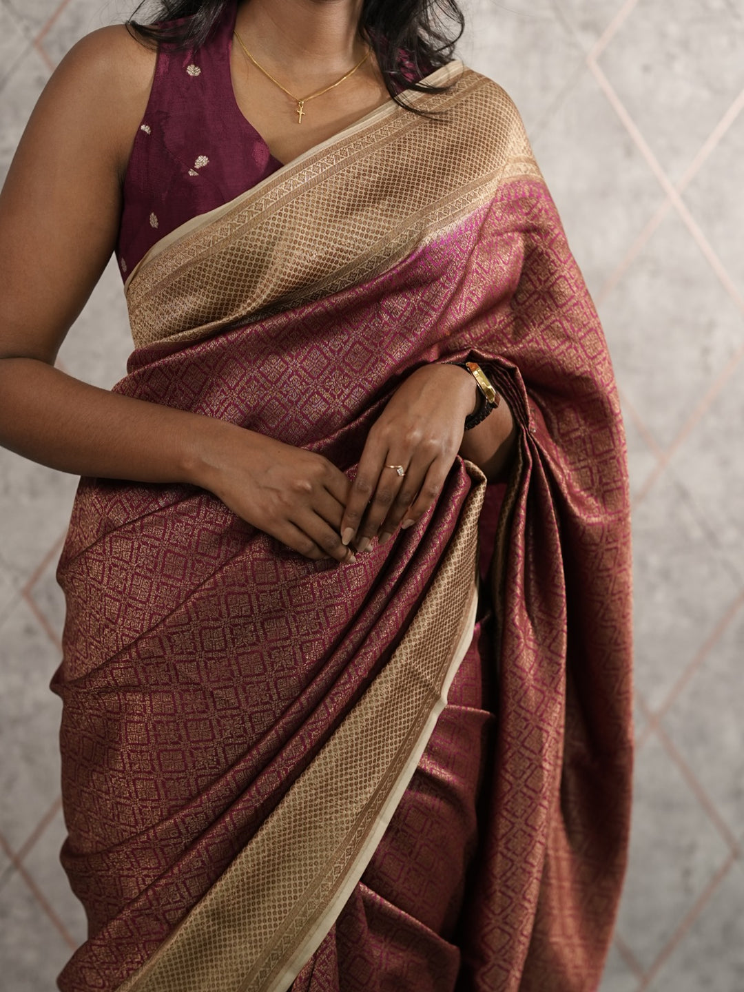 Organza Saree TSA427
