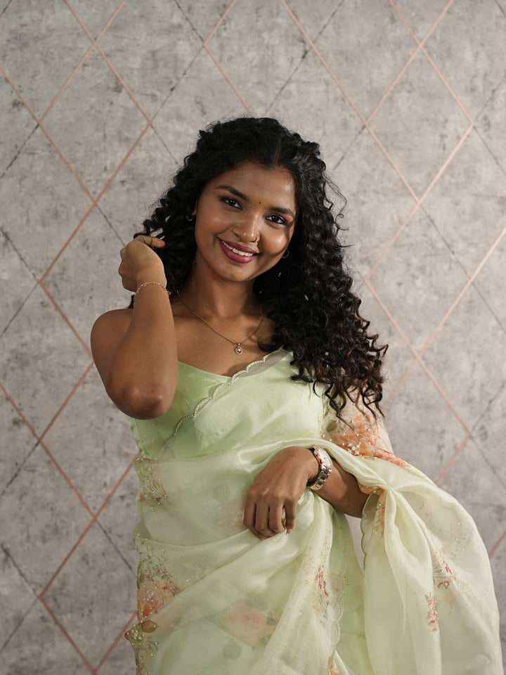 Organza Saree TSA426