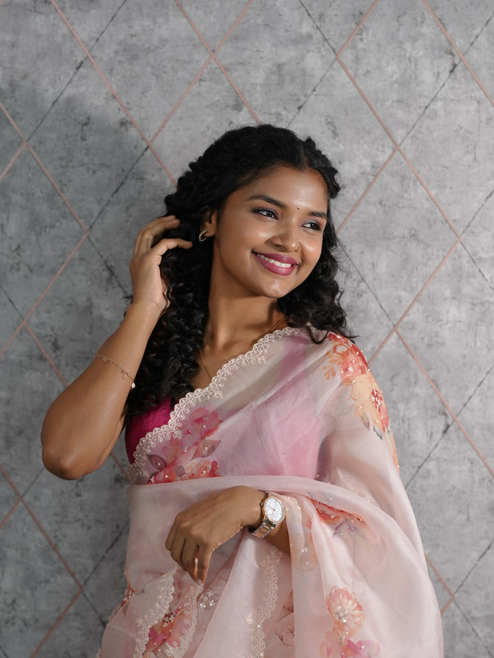 Organza Saree TSA428