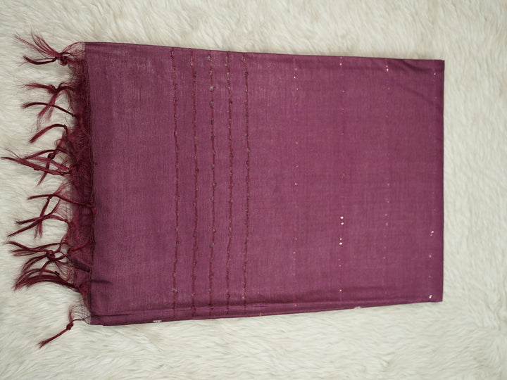 Linen Cotton Saree TSA4198