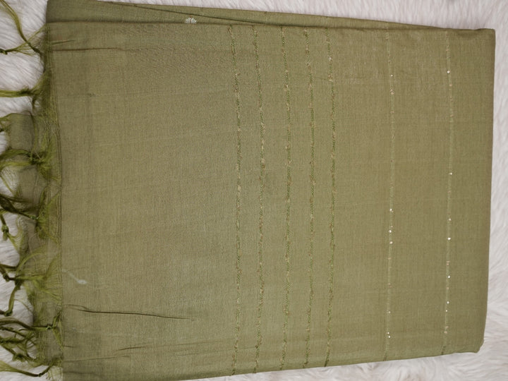 Linen Cotton Saree TSA4198