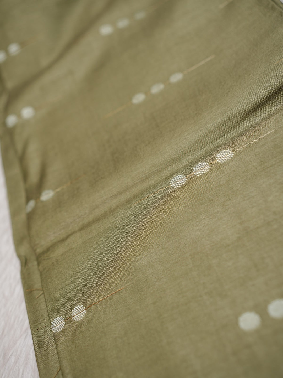 Linen Cotton Saree TSA4198