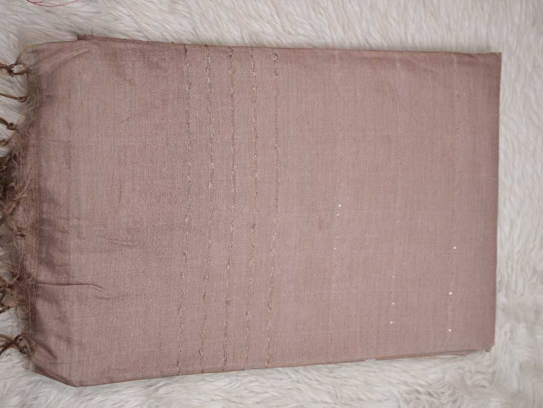 Linen Cotton Saree TSA4198