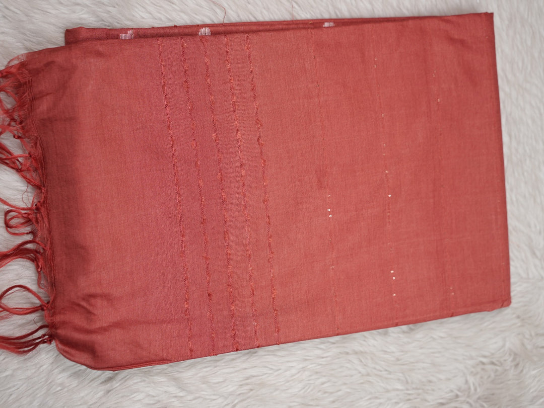 Linen Cotton Saree TSA4198