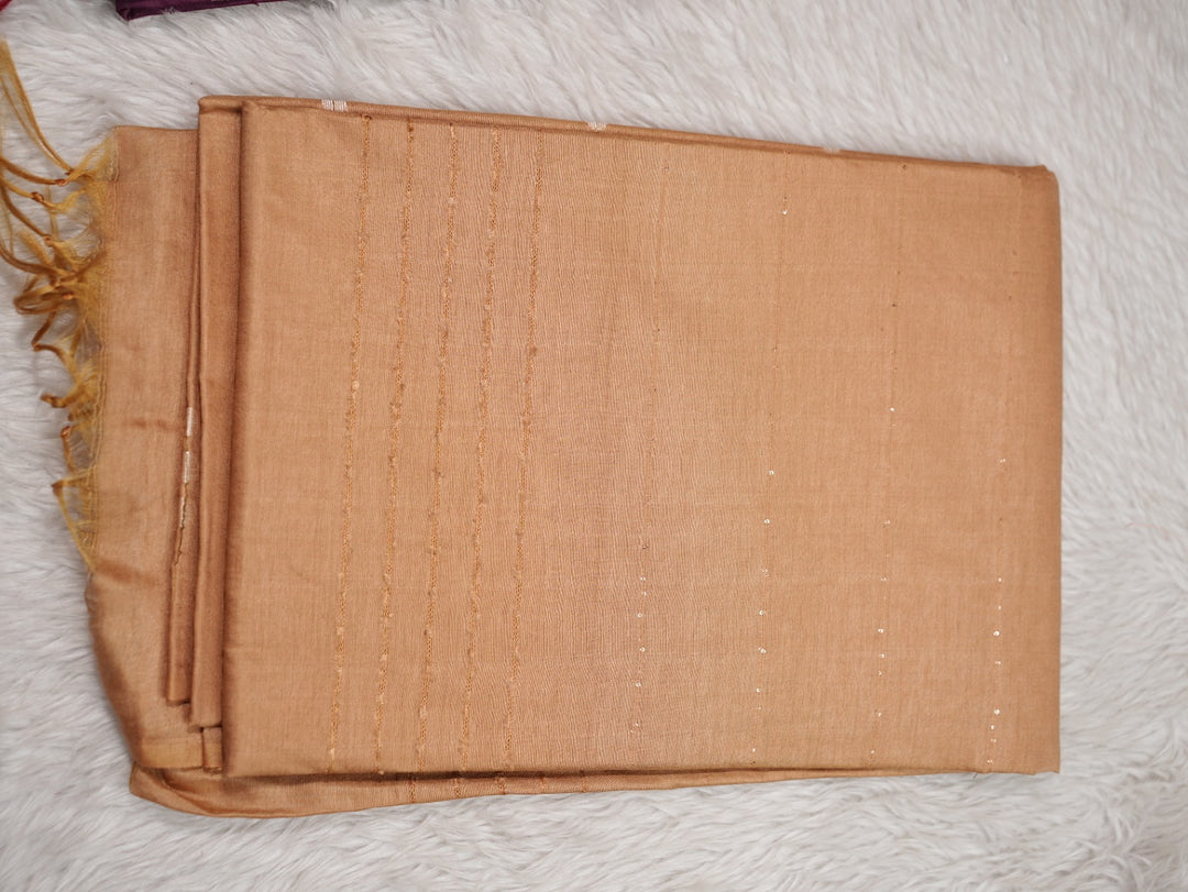 Linen Cotton Saree TSA4198