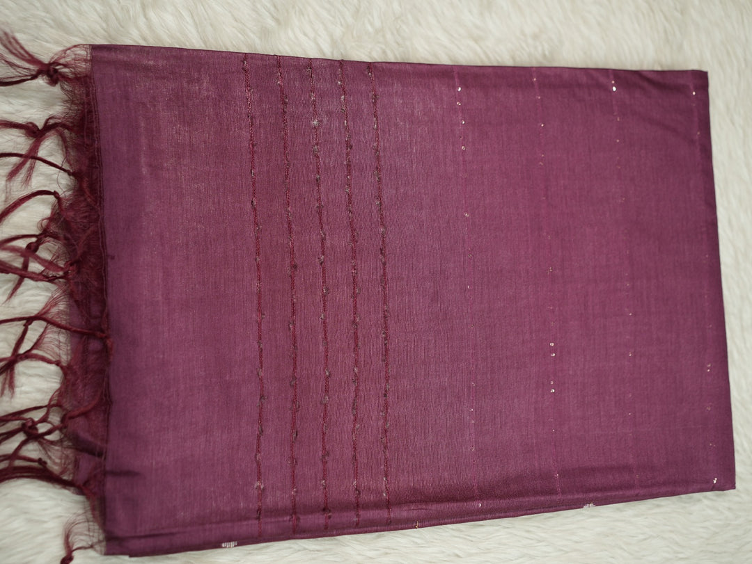 Linen Cotton Saree TSA4198