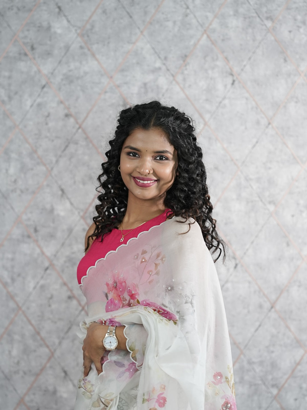 Organza Saree TSA432