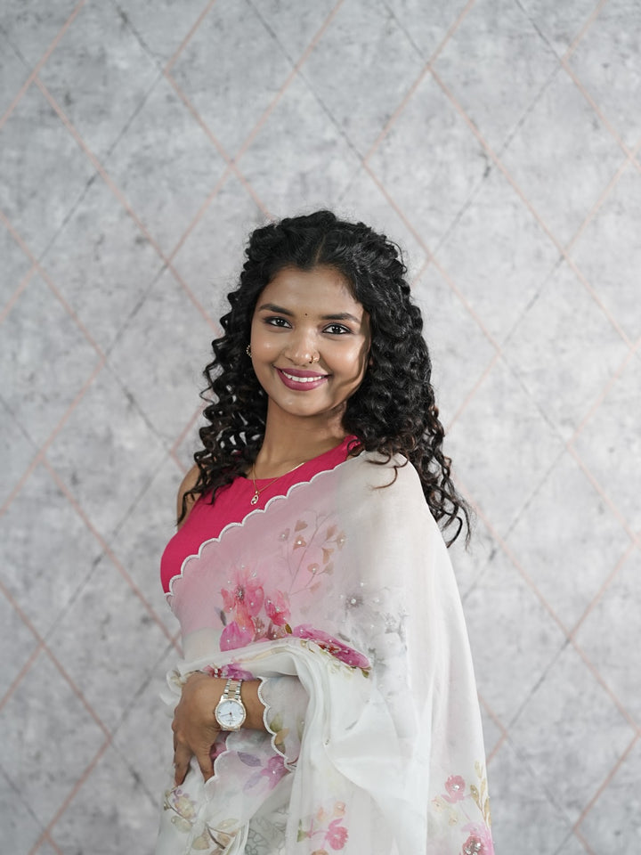 Organza Saree TSA432