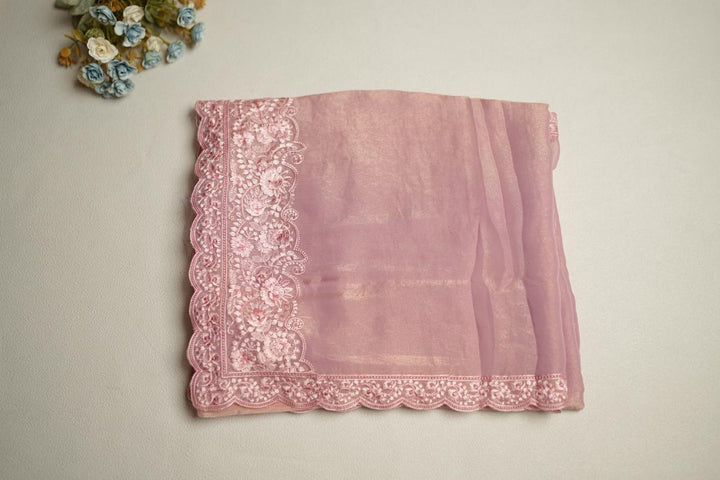 Shimmer Organza Saree  TSA4310