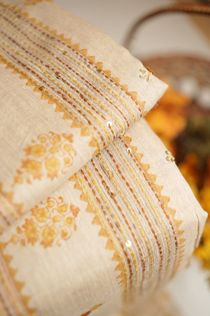 Muga Tussar Saree TSA4312