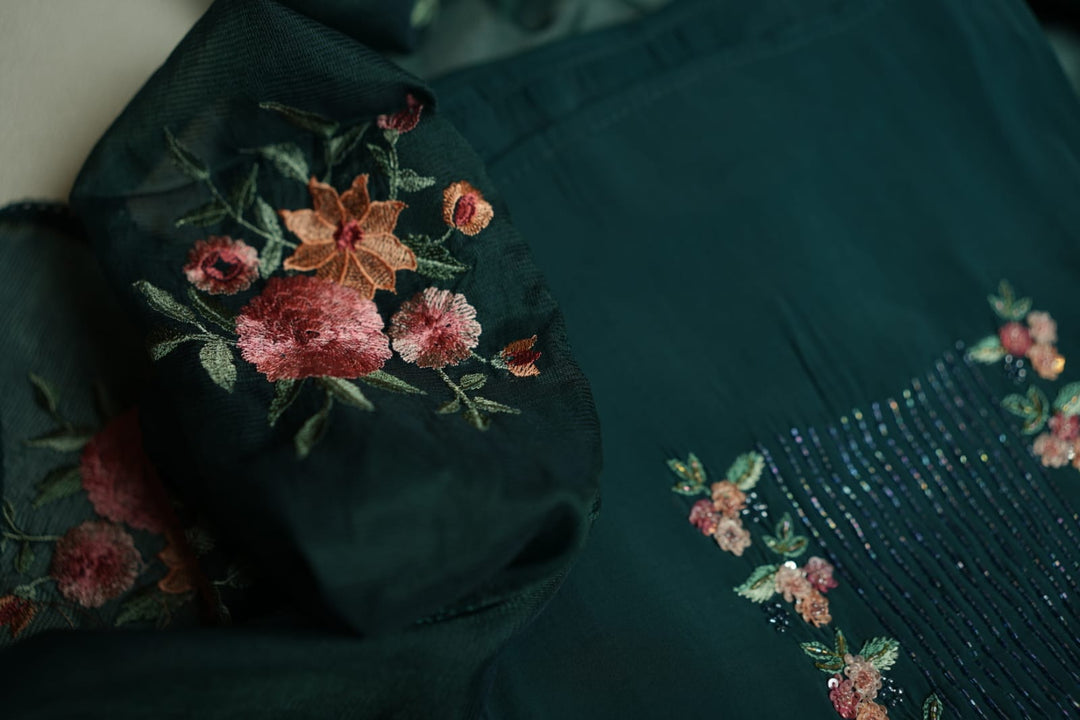 Satin Crepe Salwar TSS602