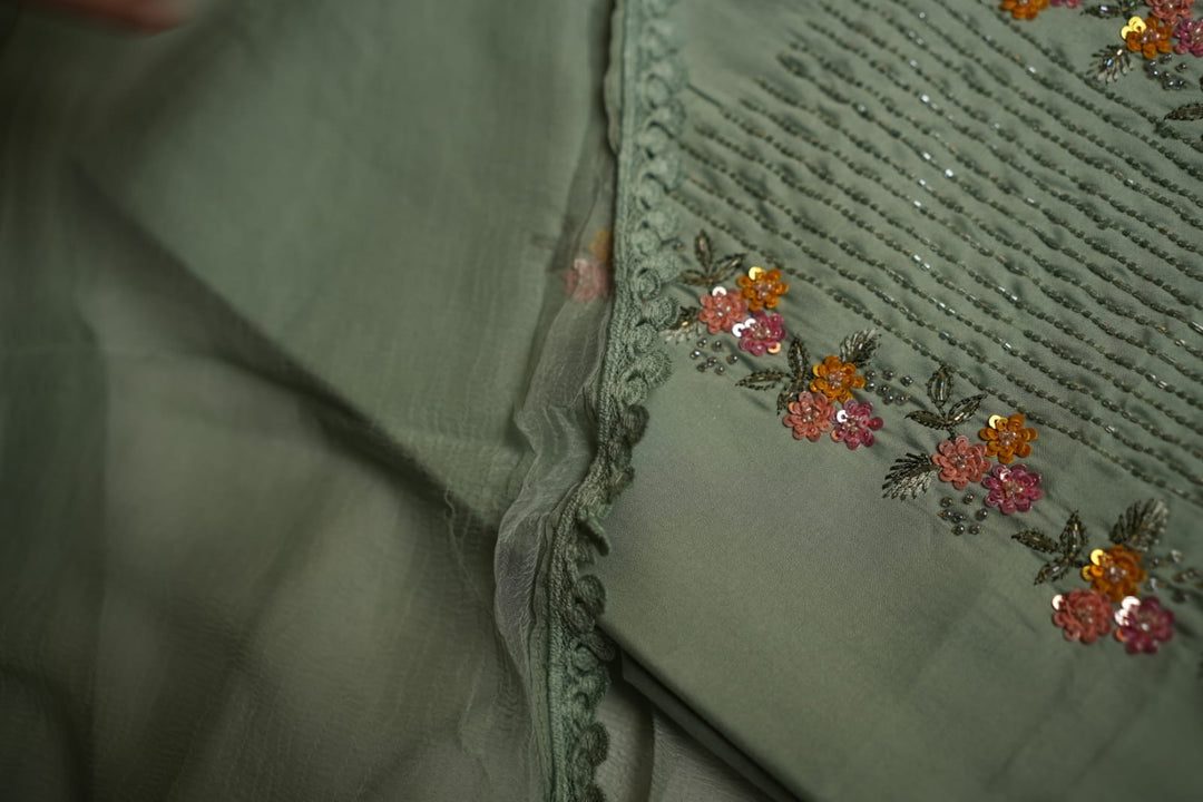 Satin Crepe Salwar TSS603