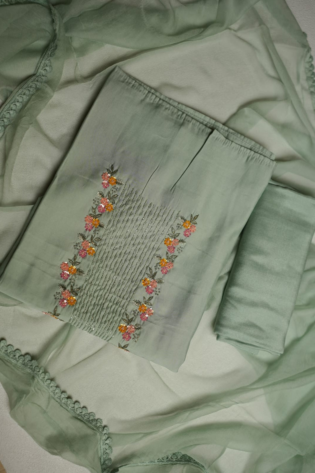 Satin Crepe Salwar TSS603