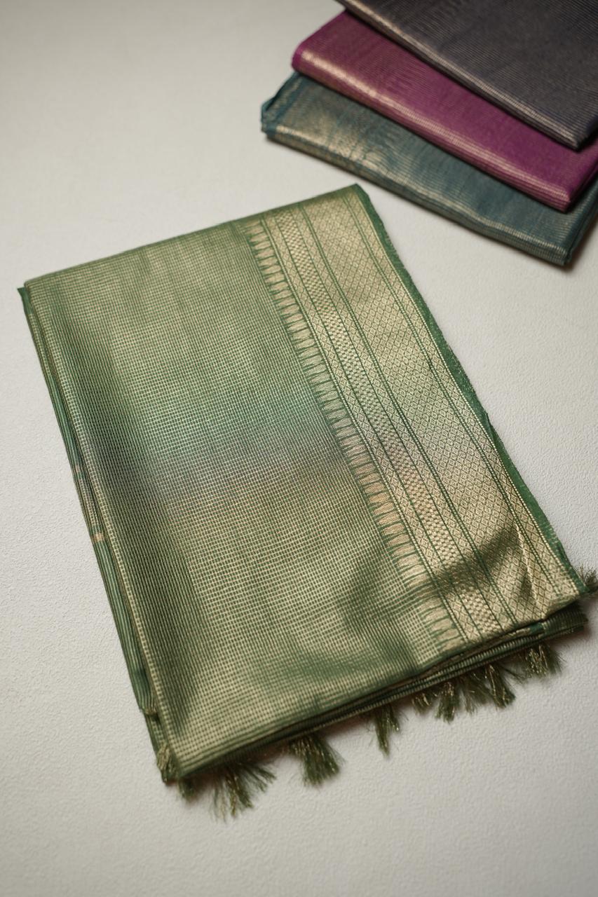 Linen Cotton Saree TSA4316