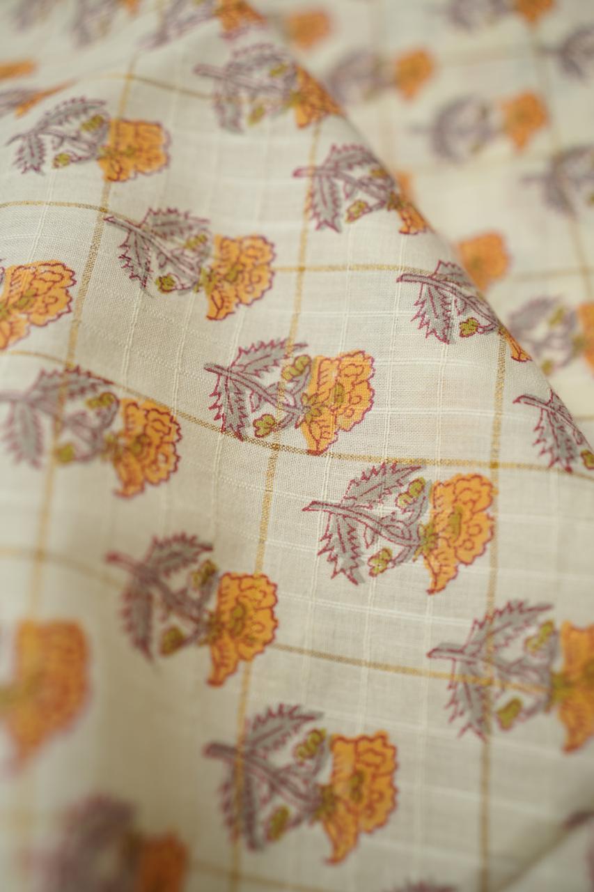 Printed Cotton Material TRF609 Print 2