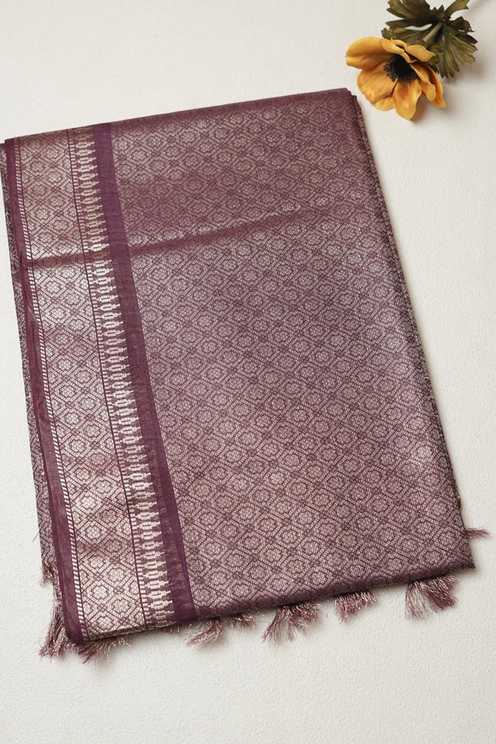 Linen Cotton Saree TSA4328