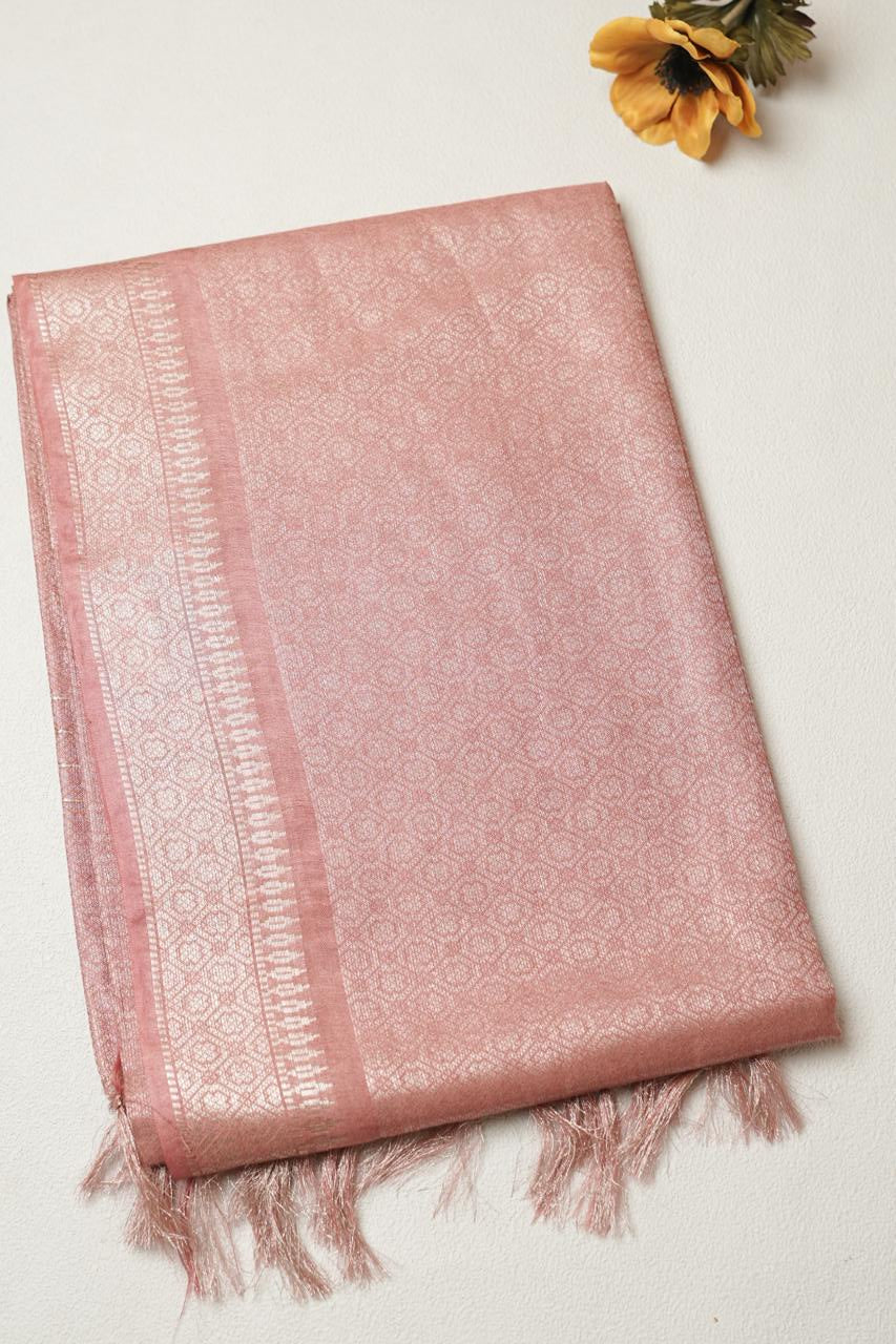 Linen Cotton Saree TSA4328