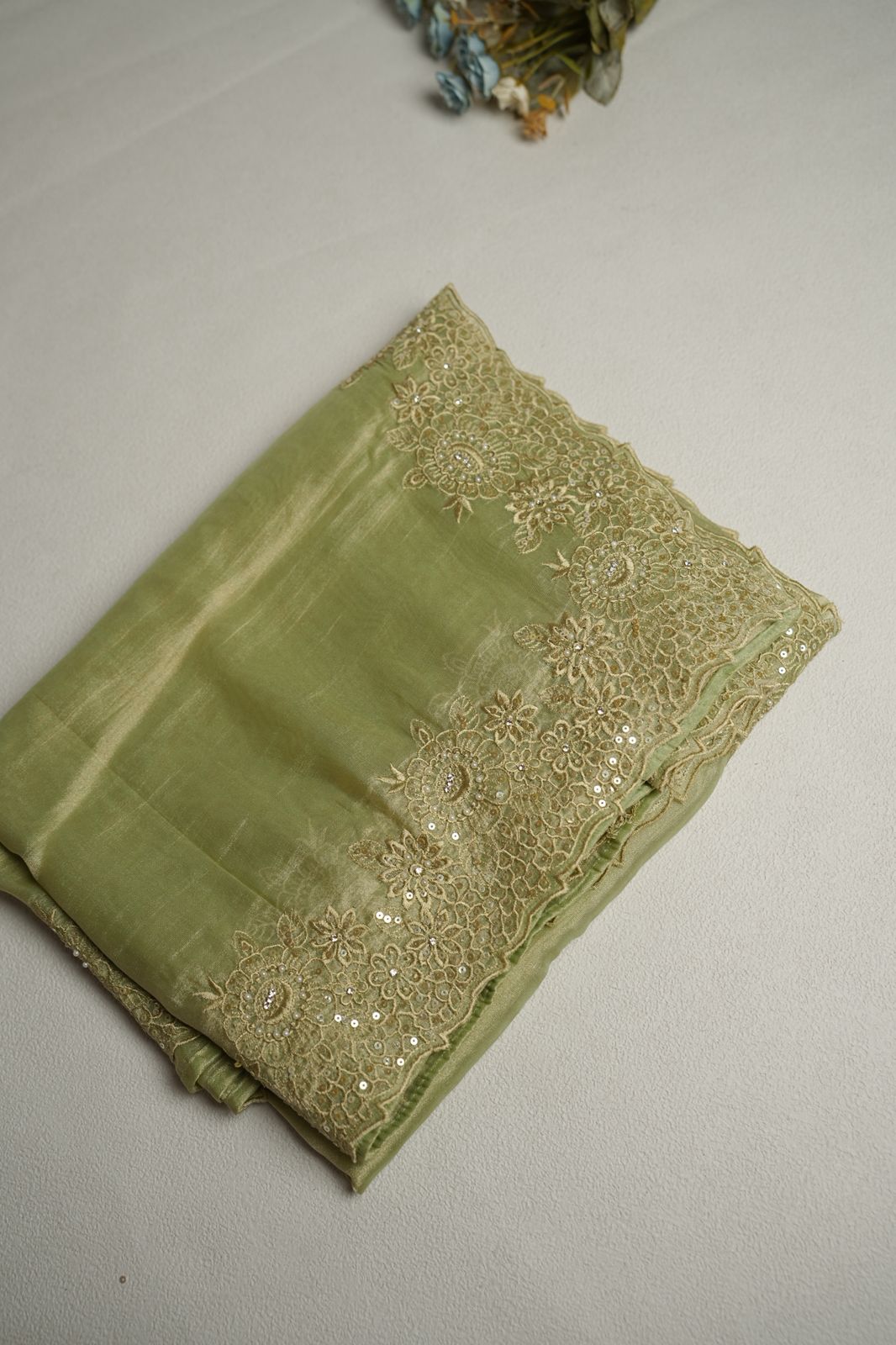Tissue Organza Saree TSA4334