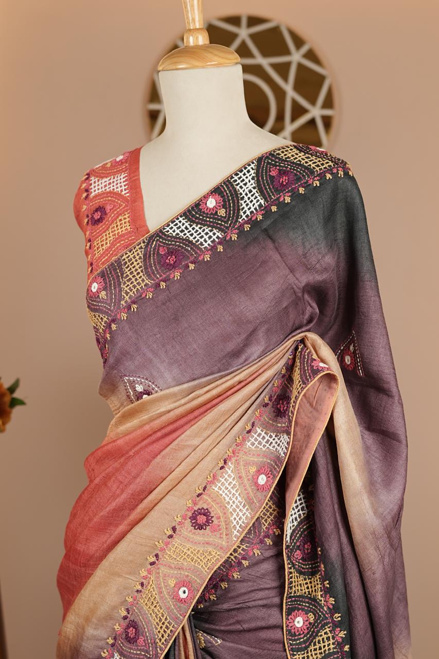 Tussar Saree TSA4340