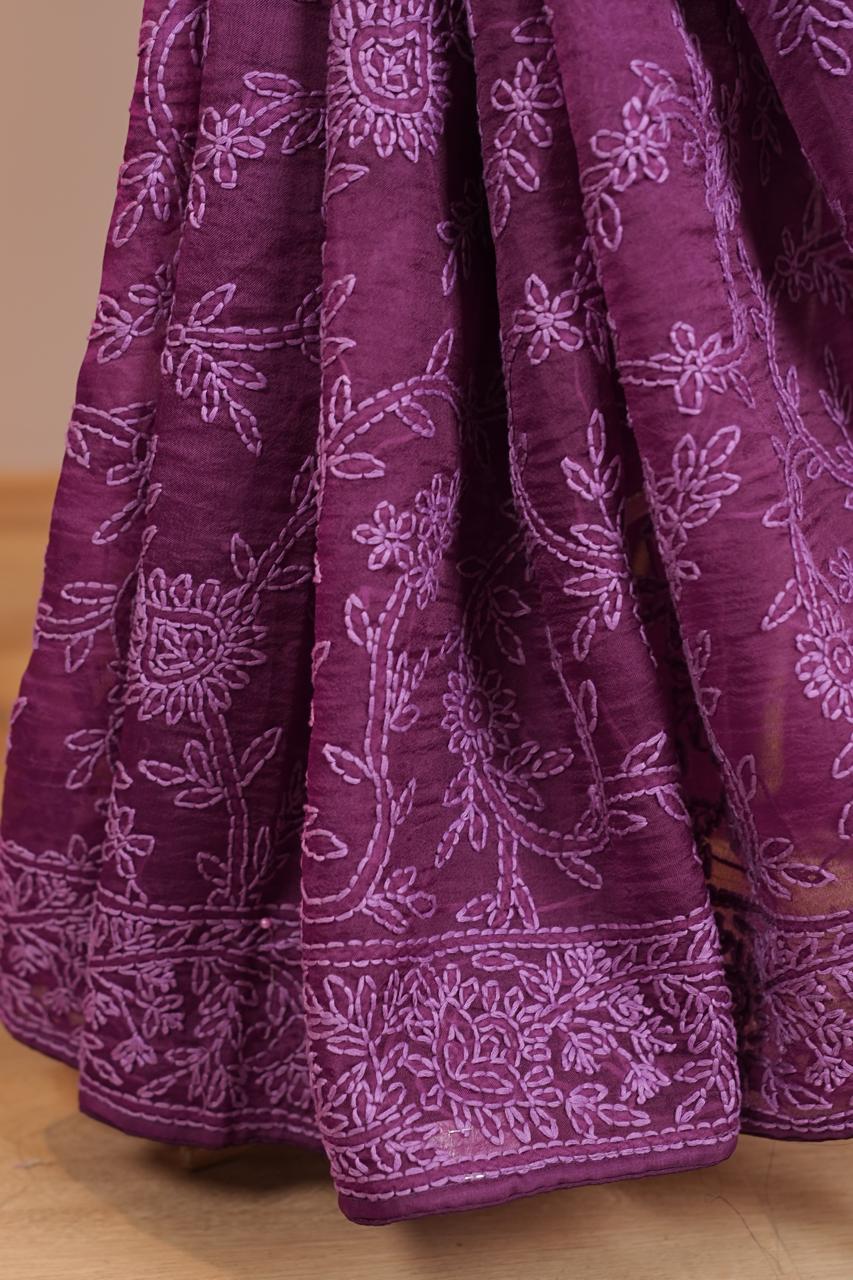 Organza Saree TSA4350