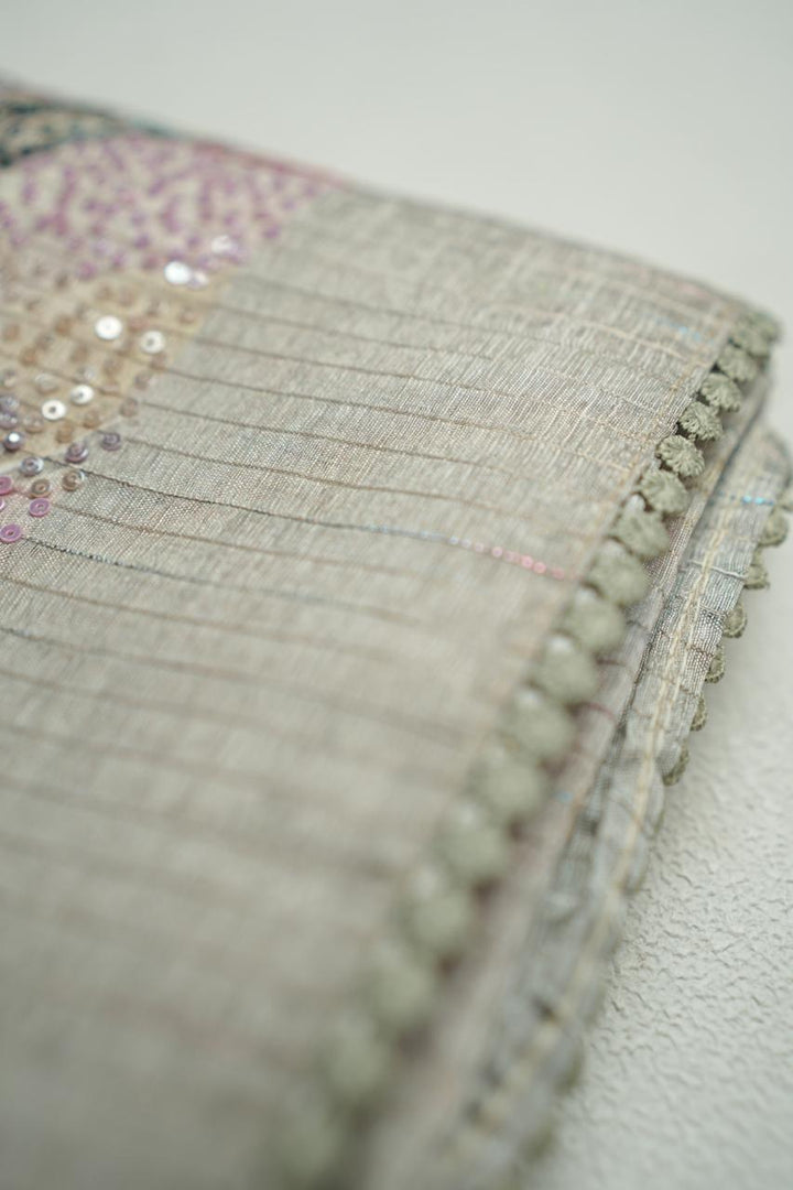 Semi-Tussar Saree TSA4353
