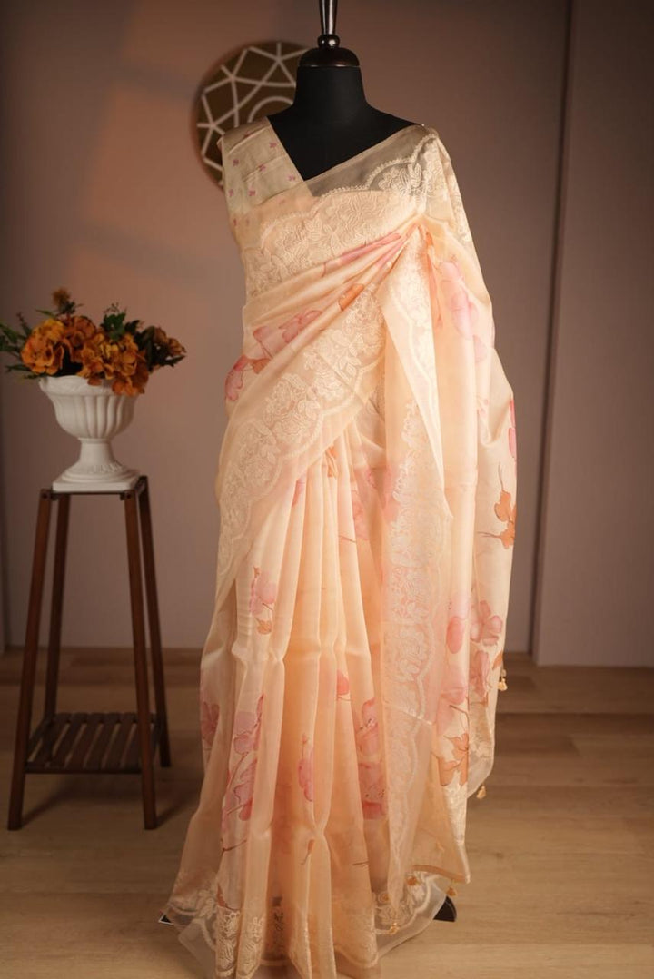 Organza Saree TSA4382