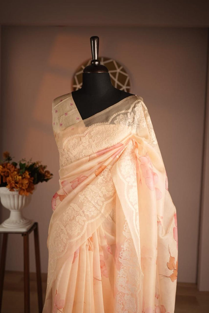Organza Saree TSA4382