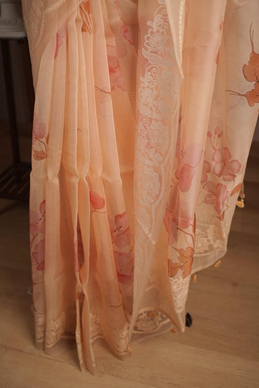 Organza Saree TSA4382