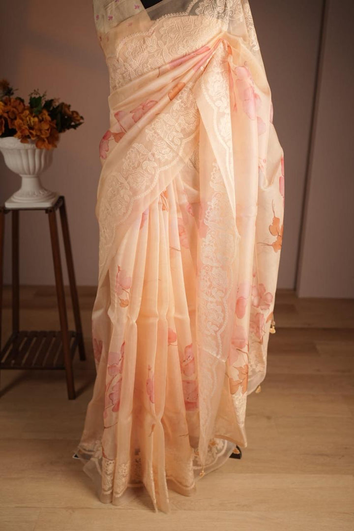 Organza Saree TSA4382