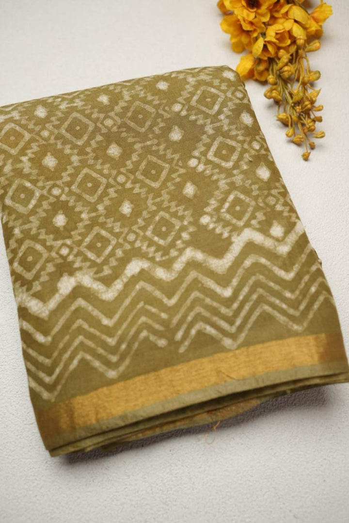 Chanderi Mix Saree TSA4386