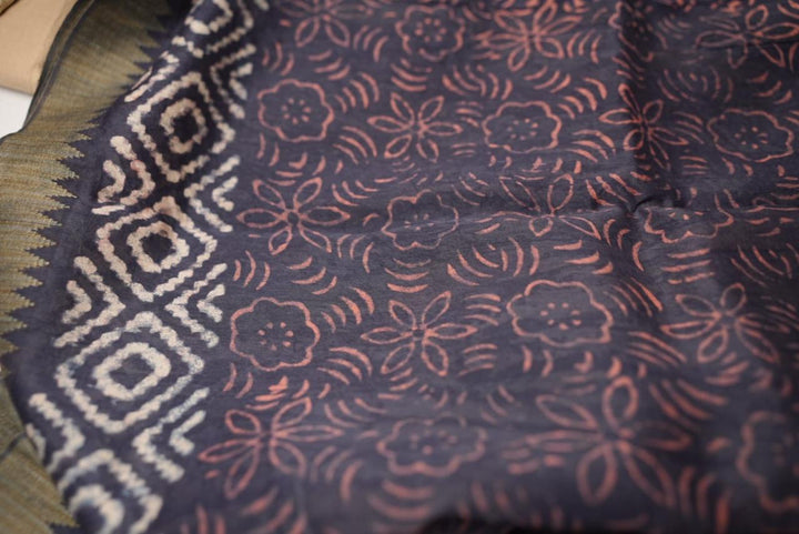 Chanderi Cotton Saree TSA4387 Print 1