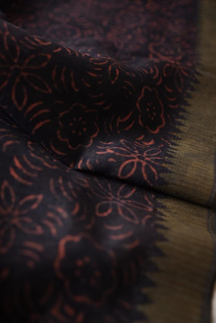 Chanderi Cotton Saree TSA4387 Print 1