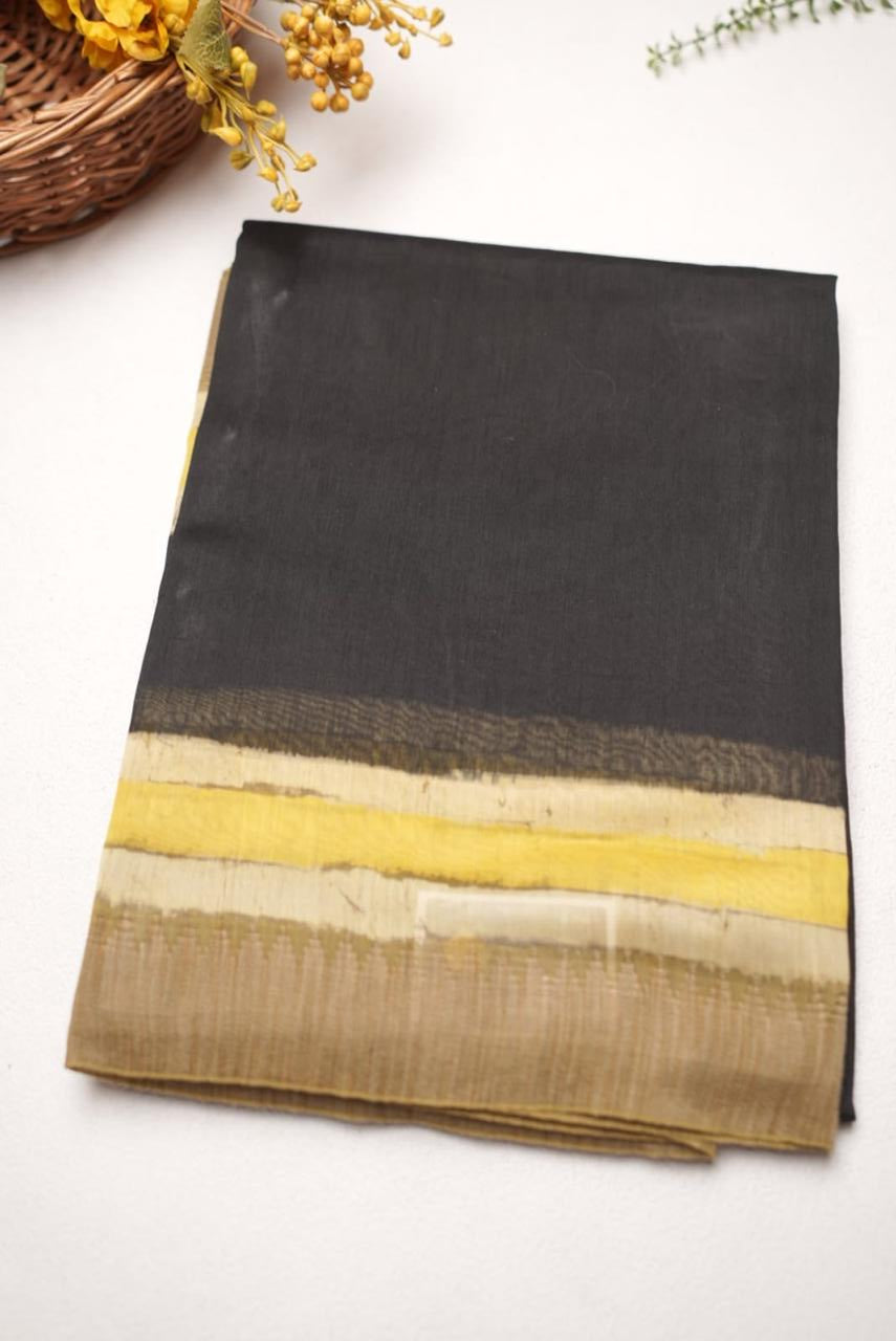 Chanderi Cotton Saree TSA4387 Print 2