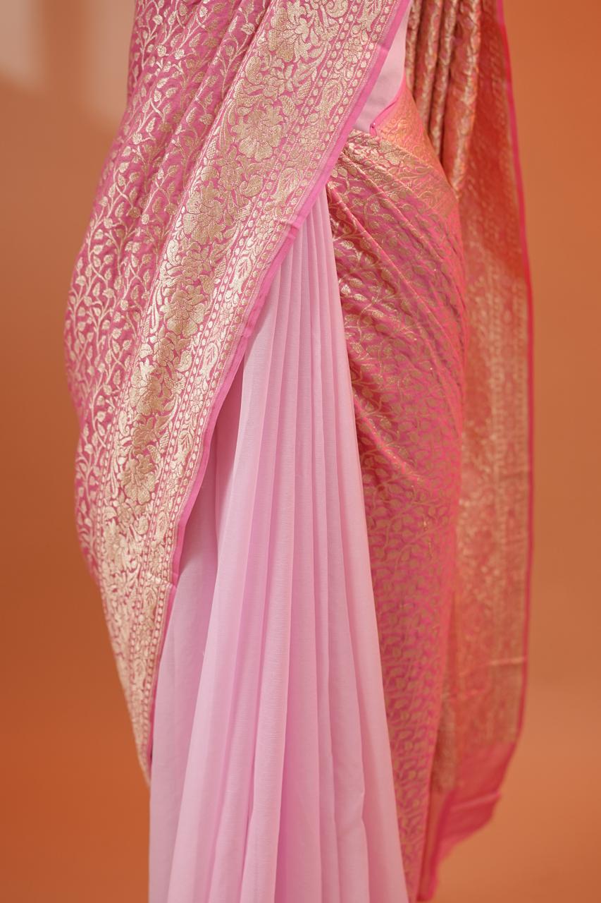 Banarasi Georgette Saree TSA4400