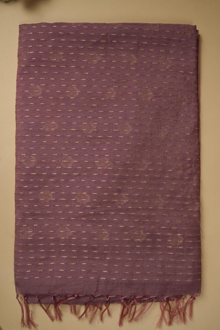 Linen Cotton Saree TSA4402