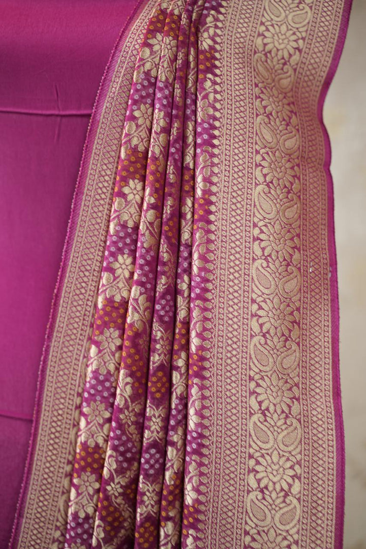 Crepe Salwar with Banarasi Duppatta TSS4409