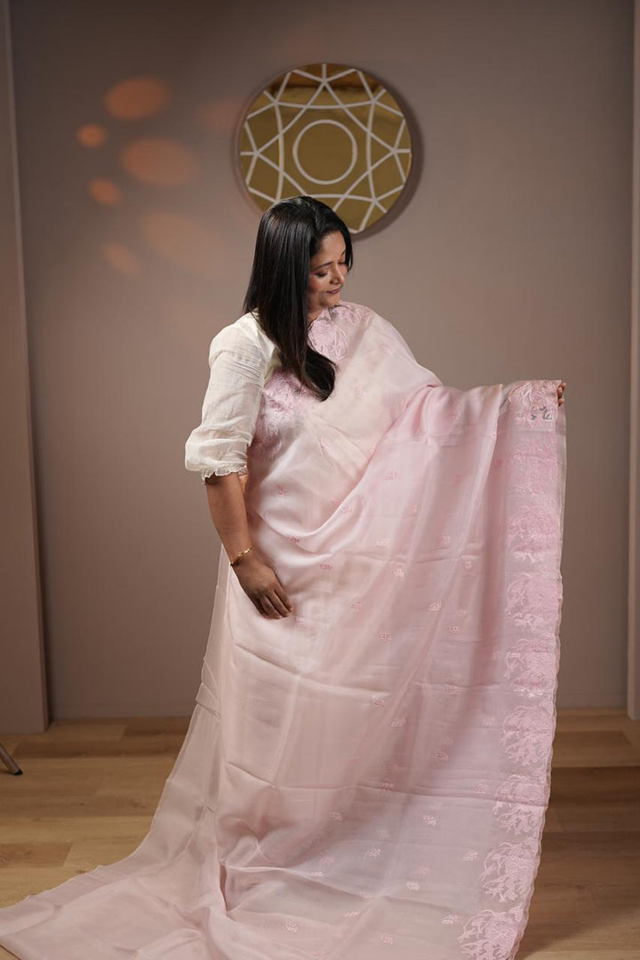 Organza Saree TSA4407