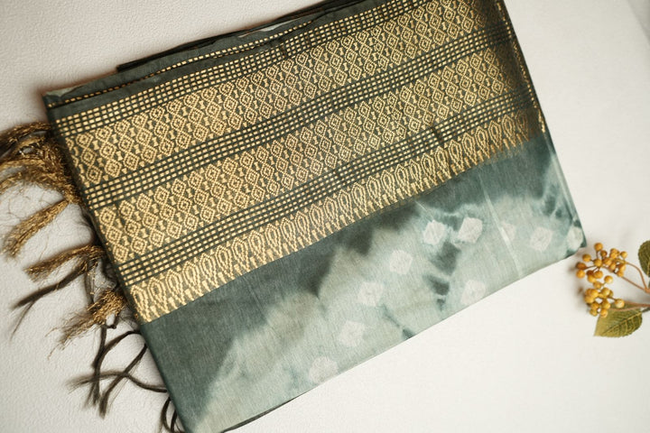 Linen Cotton Saree TSA4420