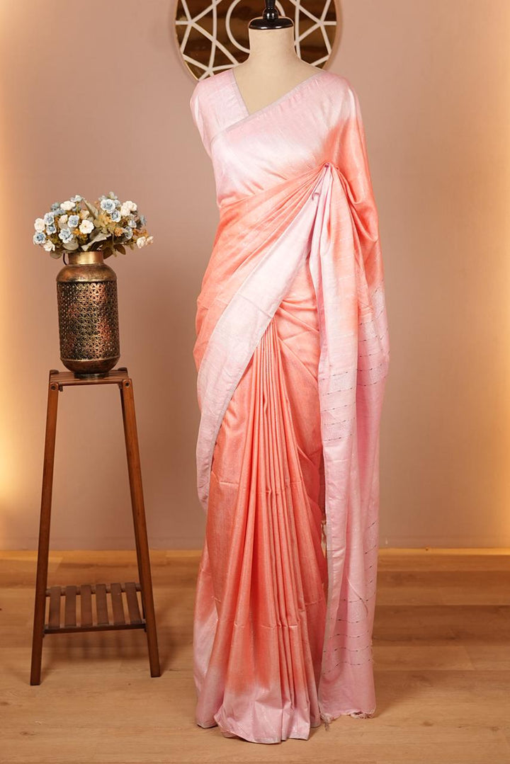 Linen Cotton Saree TSA4441