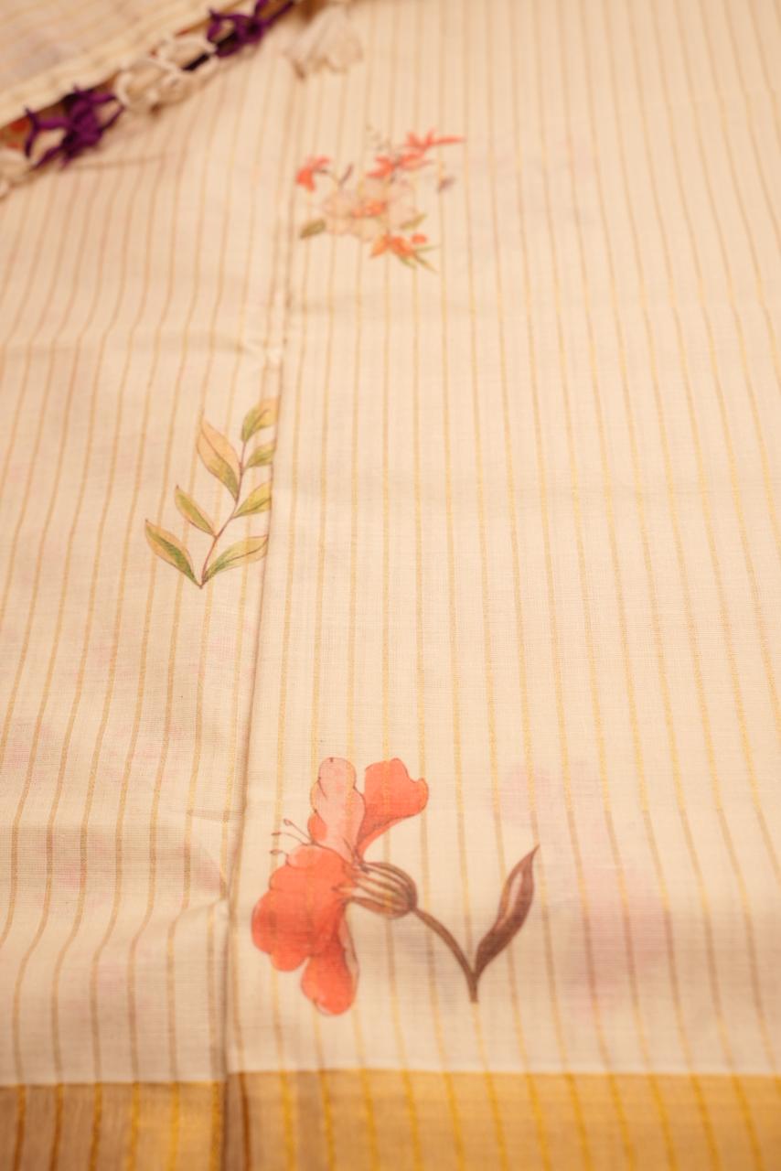 Kerala Cotton Saree TSA689