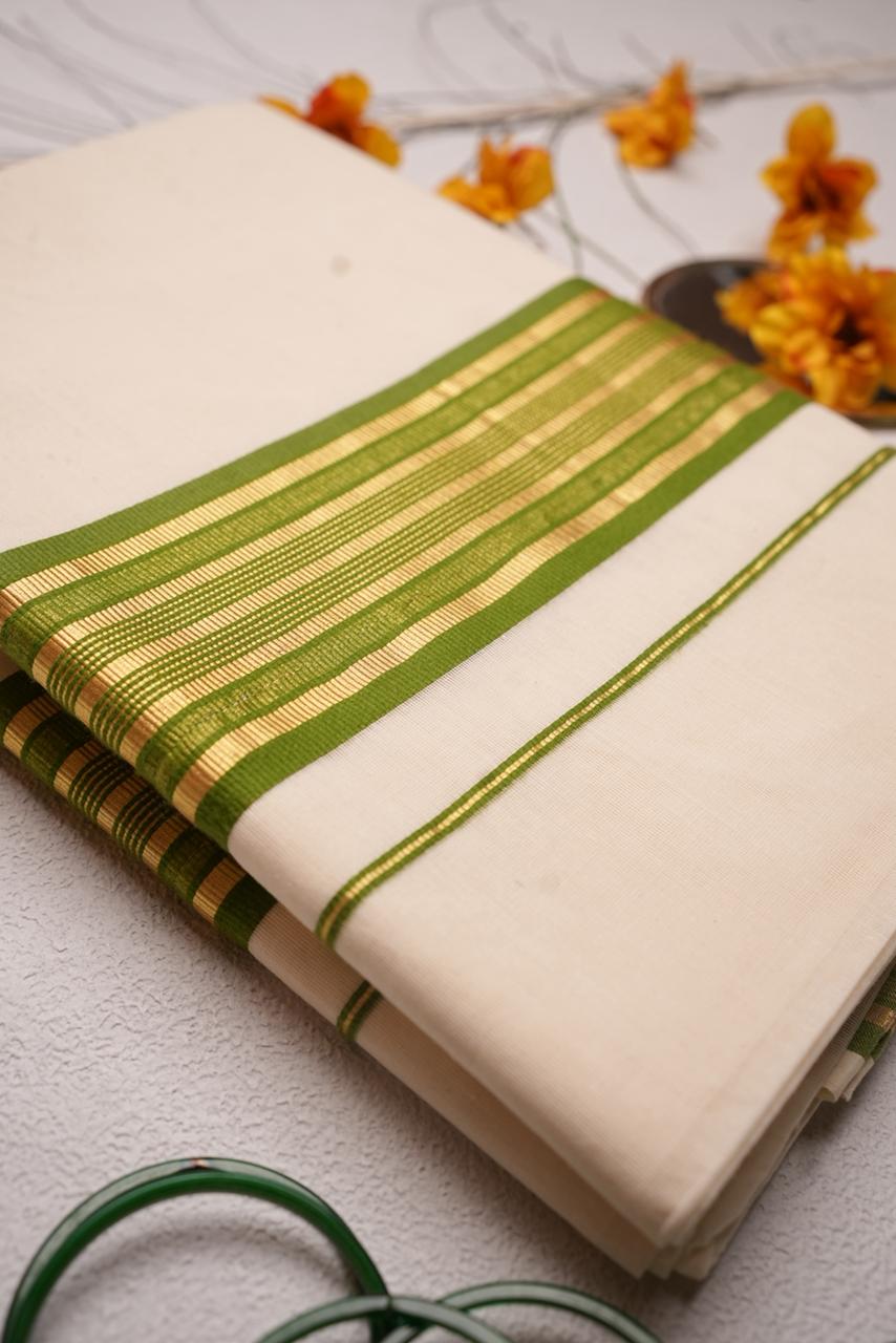 Kerala Cotton Saree TSA691