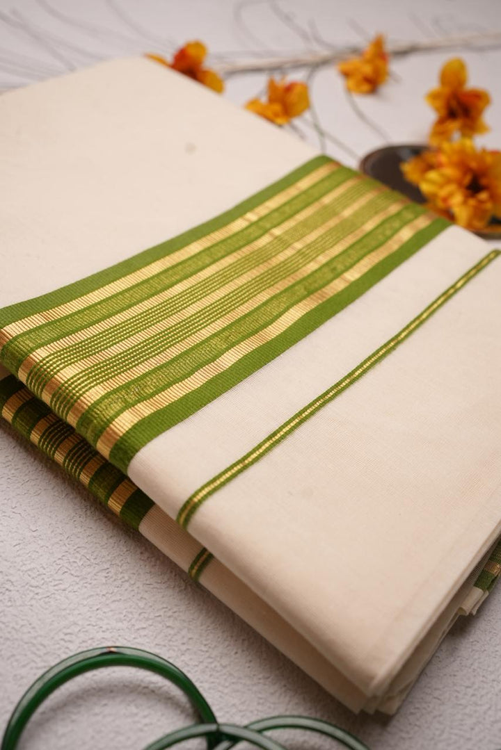 Kerala Cotton Saree TSA691