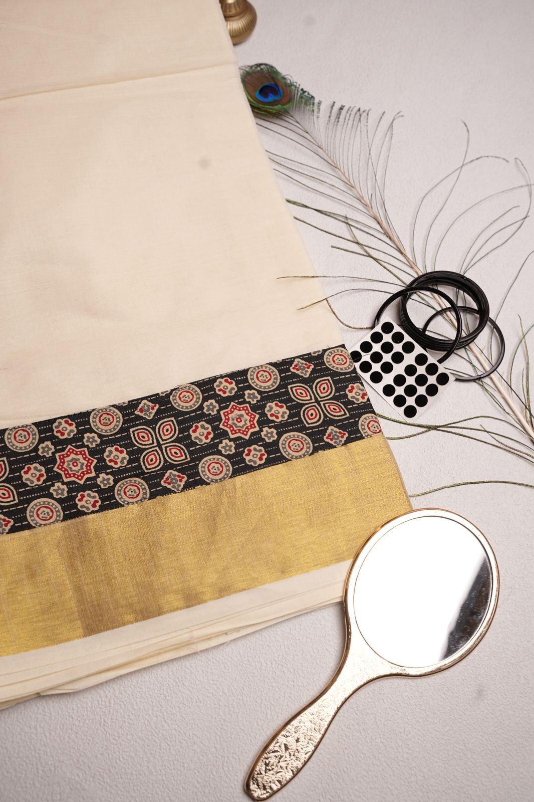 Kerala Cotton Saree TSA692