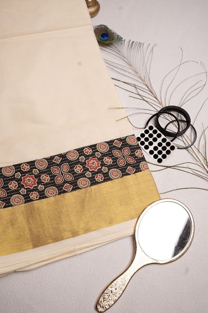 Kerala Cotton Saree TSA692