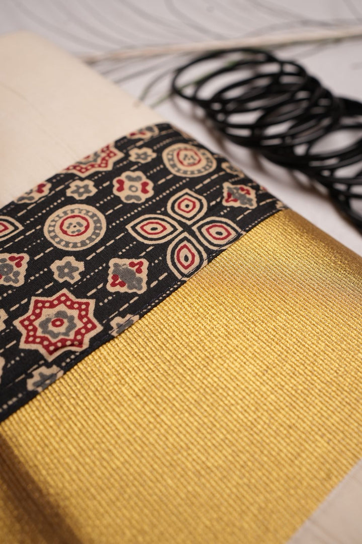 Kerala Cotton Saree TSA692
