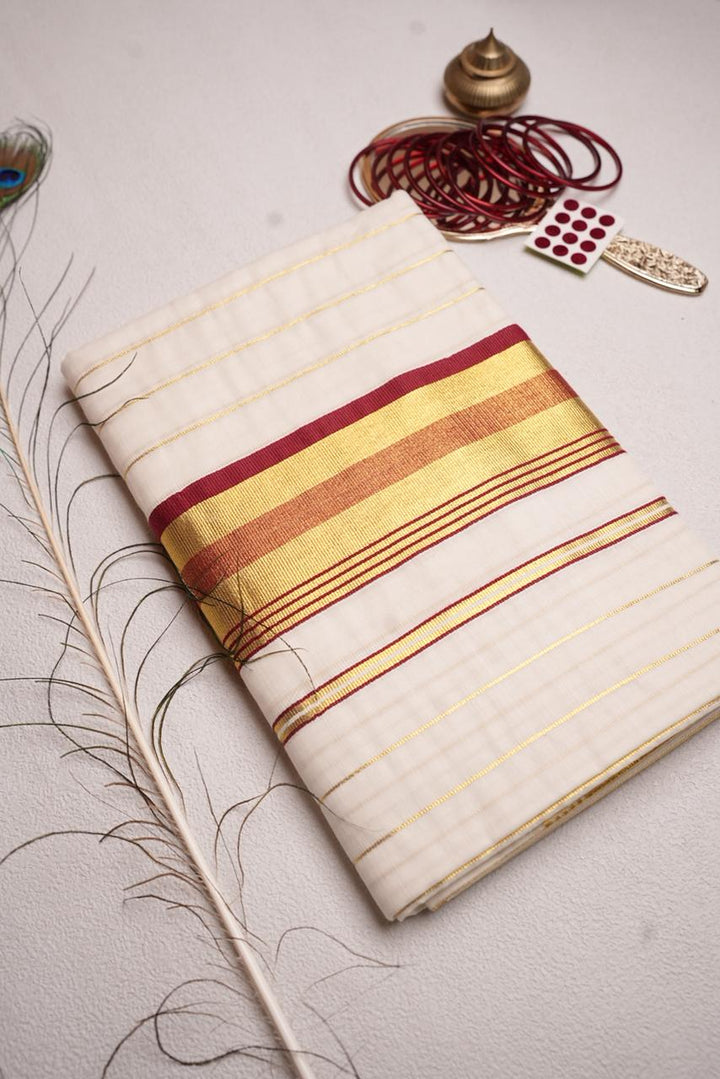 Kerala Cotton Saree TSA693